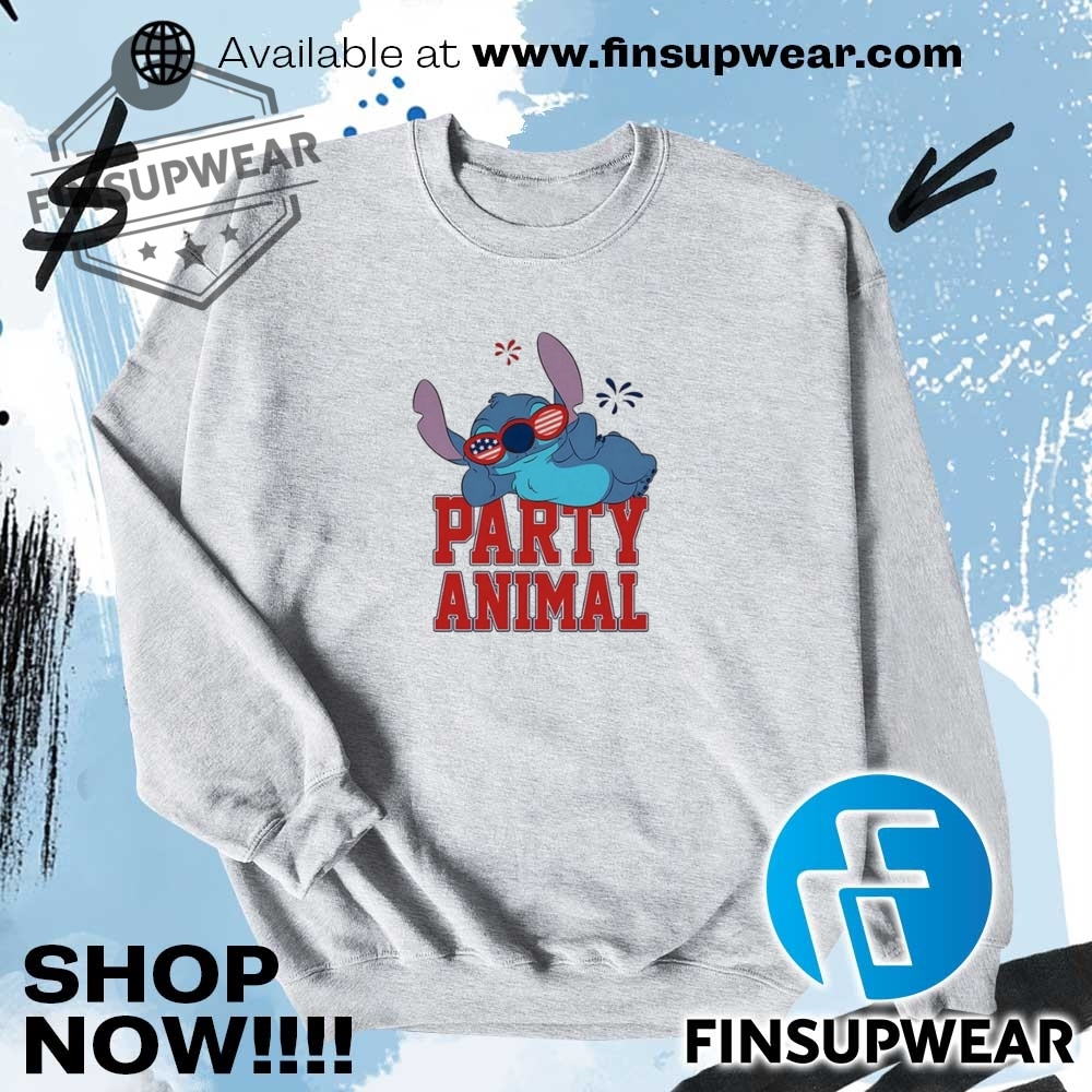 Stitch Party Animal 4Th Of July Shirt 11 Stitch party animal 4th of July shirt