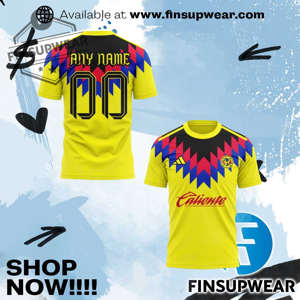 Club America 90S Retro Home Uniform Limited Edition Shirt finsupwear 1