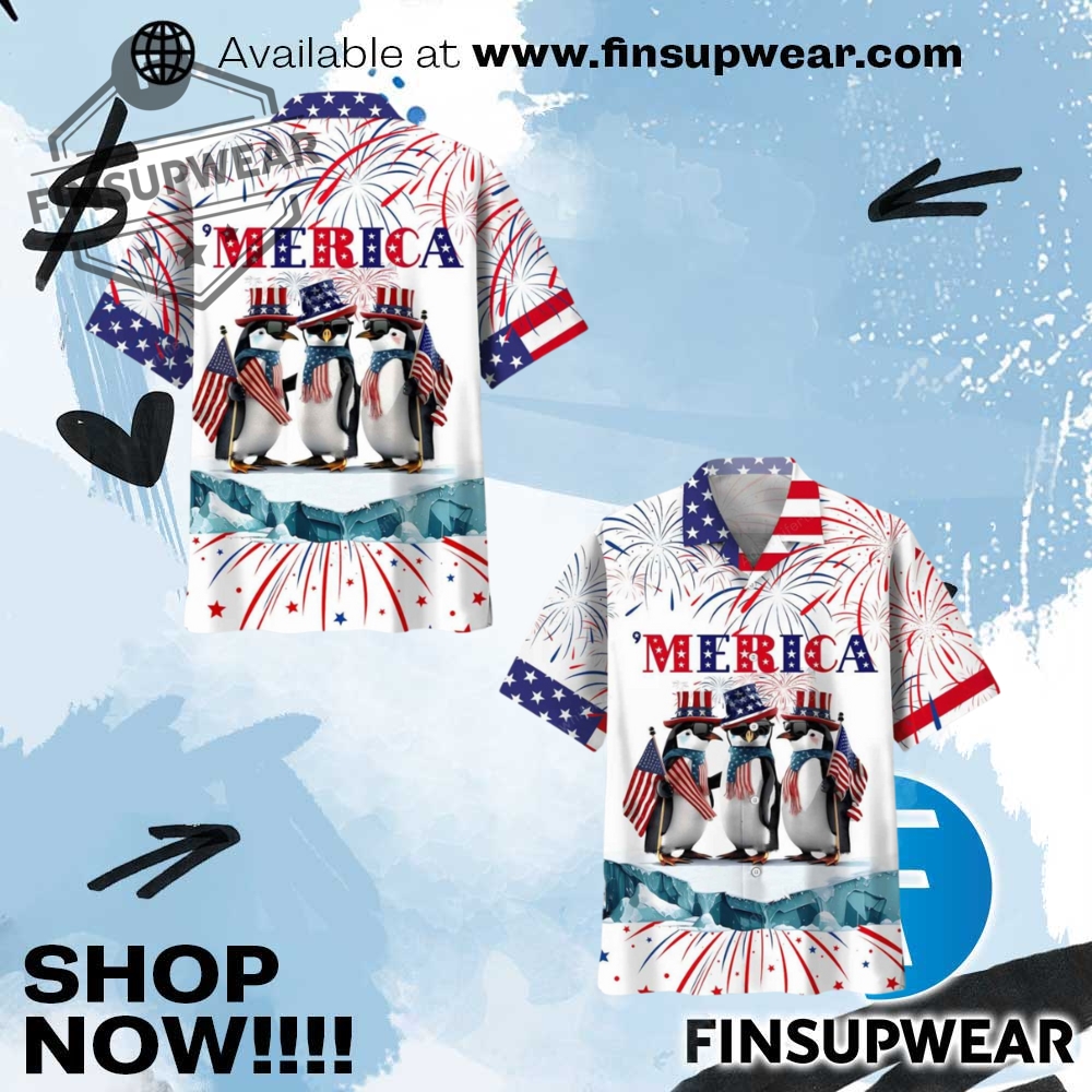 Penguins Usa Hawaiian Shirt