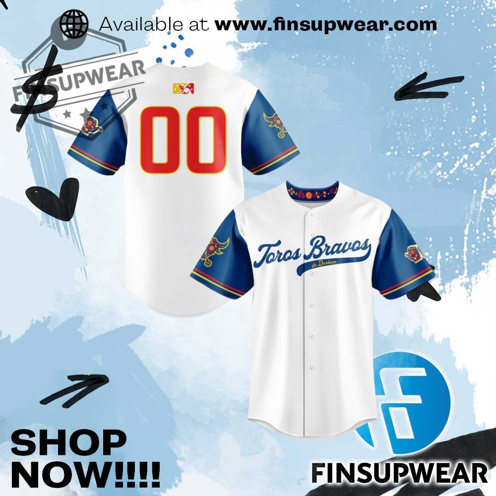 Toros Bravos Latin American Hispanic Special Edition Baseball Jersey 1 Toros Bravos Latin American Hispanic Special Edition Baseball Jersey