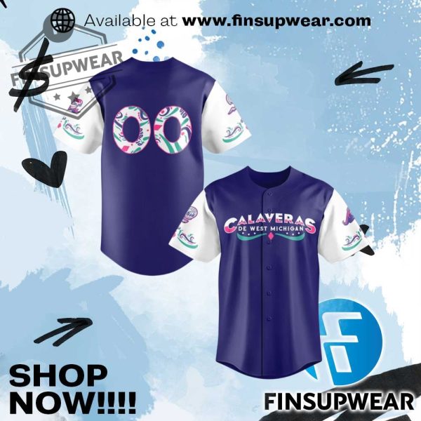 2025 Calaveras De West Michigan Special Jers finsupwear 1