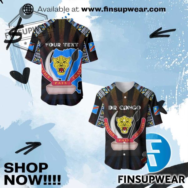 Personalized Dr Congo Roots Baseball Jersey finsupwear 1
