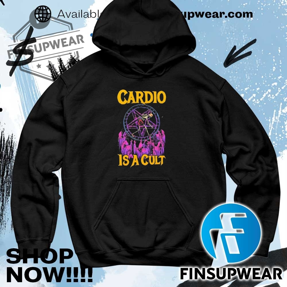 Cardio Is A Cult Yellow Shirt Sweater Crewneck Retro 8 Cardio is a cult yellow shirt sweater crewneck retro