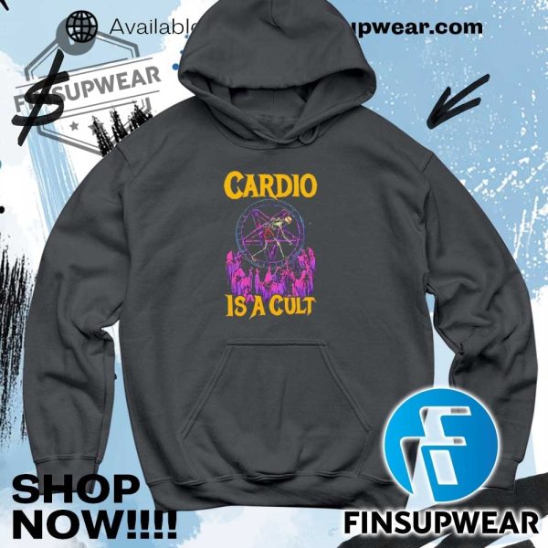 Cardio Is A Cult Yellow Shirt Sweater Crewneck Retro finsupwear 5