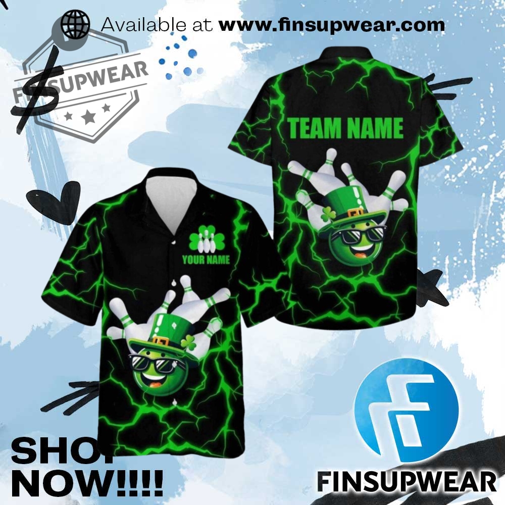 Bowling Patrick Day Hawaiian Shirt