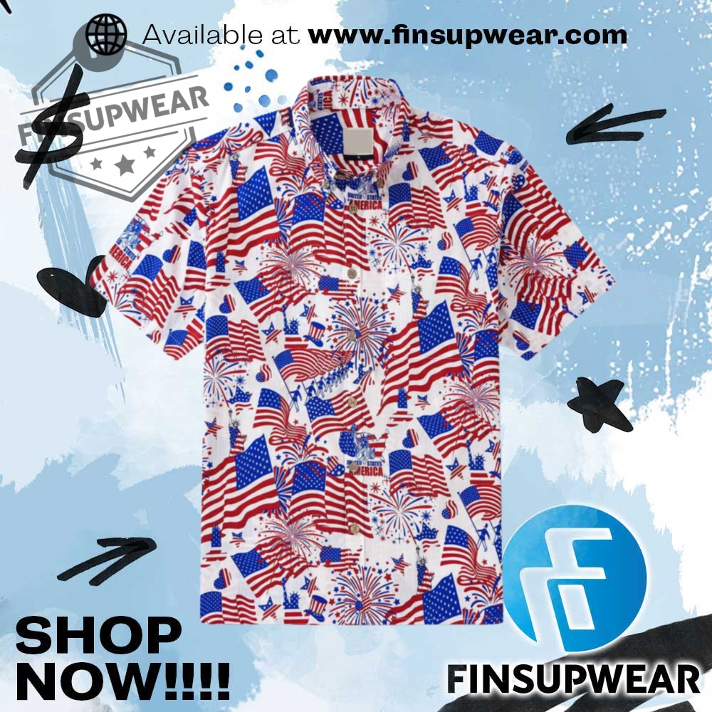American Celebration Hawaiian Shirt 1 American Celebration Hawaiian Shirt