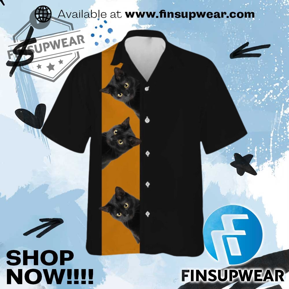 Cat Personalized Tropical Hawaiian Aloha Shirt
