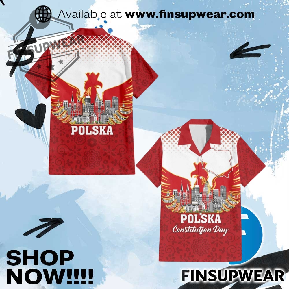 Poland Constitution Day Hawaiian Shirt
