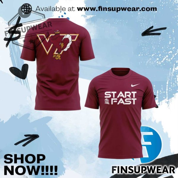Virginia Tech Start Fast Shirt finsupwear 1