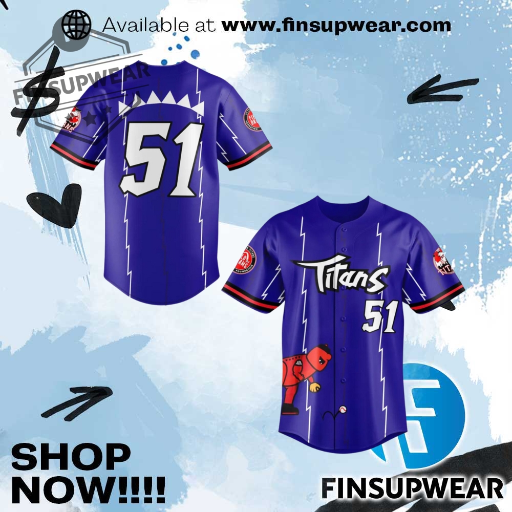 Ottawa Titans Dino Day Limited Edition Baseball Jersey 1 Ottawa Titans Dino Day Limited Edition Baseball Jersey