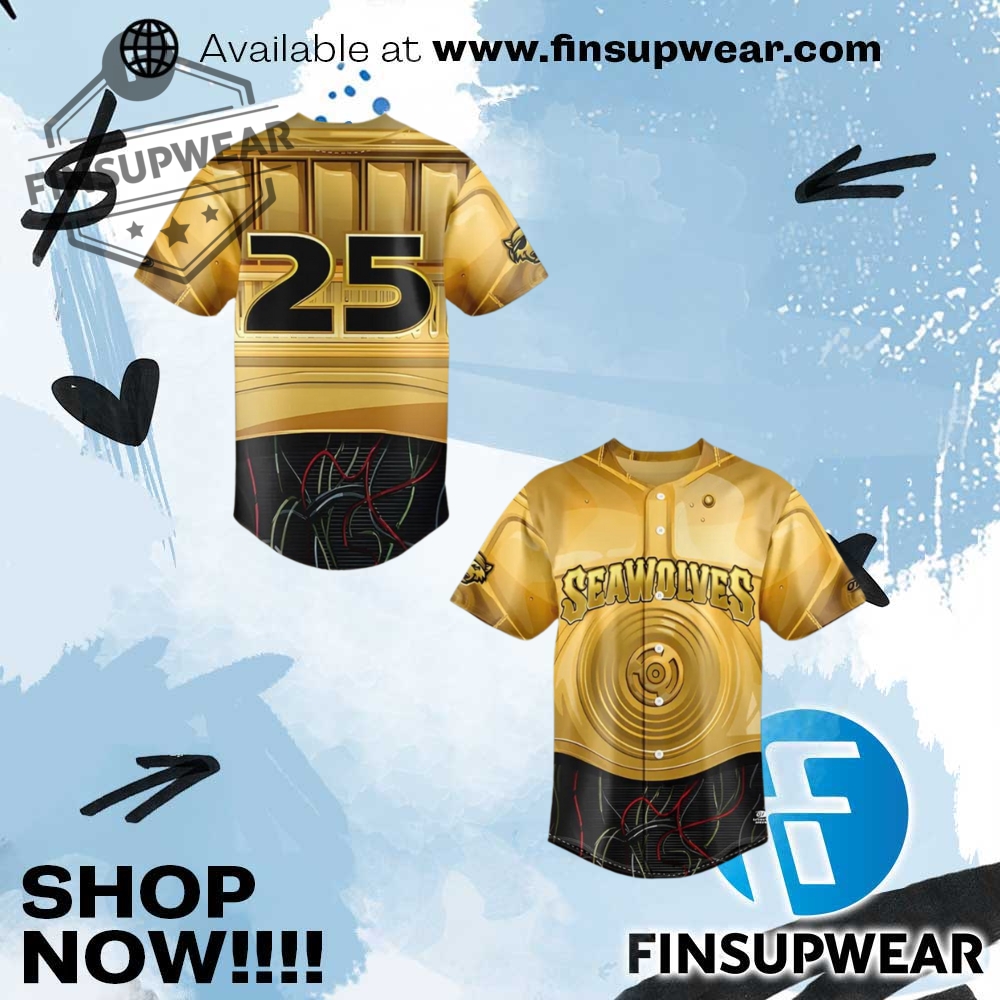 Erie Seawolves X Star Wars Limited Edition Baseball Jersey 1 Erie SeaWolves x Star Wars Limited Edition Baseball Jersey