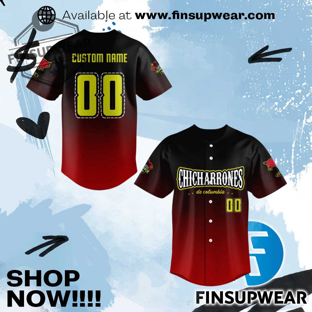 Columbia Fireflies X Chicharonnes Limited Edition Baseball Jersey 1 Columbia Fireflies x Chicharonnes Limited Edition Baseball Jersey