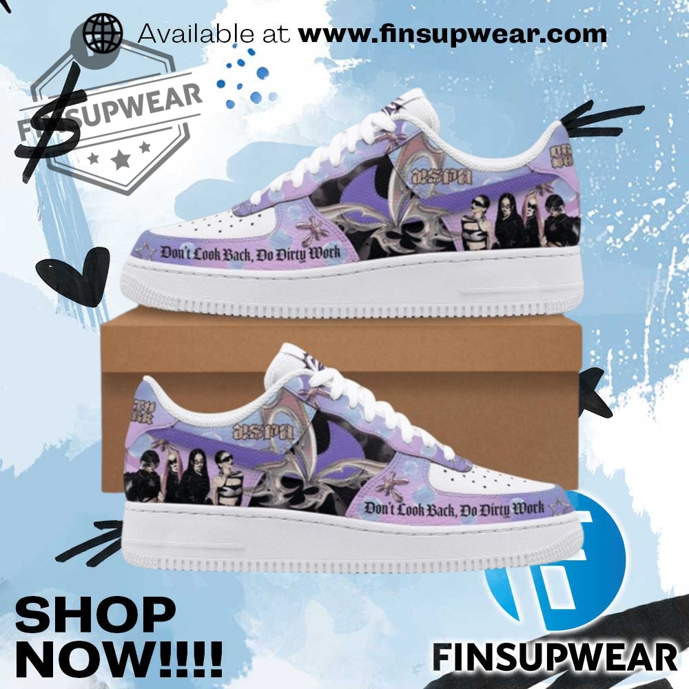 Aespa Limited Edition Air Force 1 Sneakers 1 aespa Limited Edition Air Force 1 Sneakers