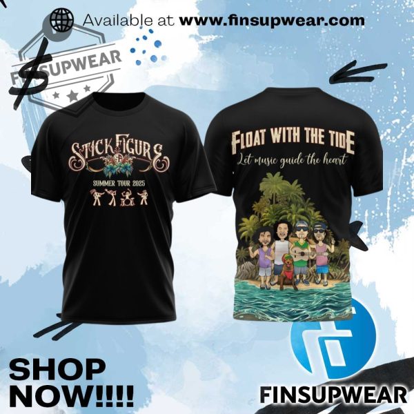 Stick Figure Band Summer Tour 2025 Merch Collection Shirt finsupwear 1