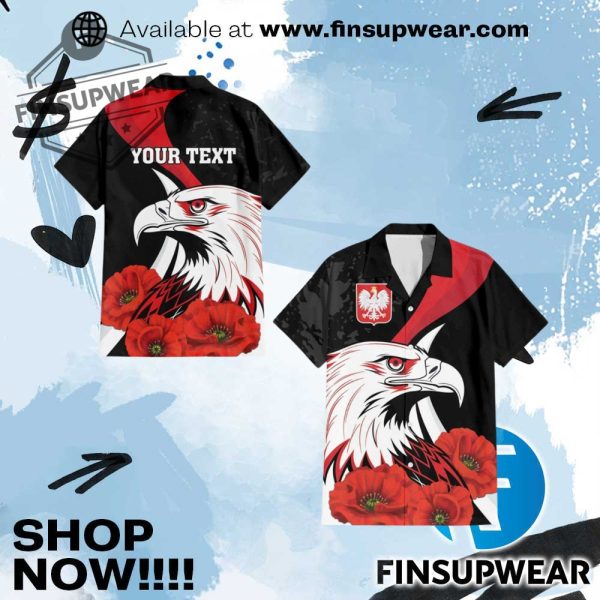 Poland Eagle Hawaiian Shirt finsupwear 1