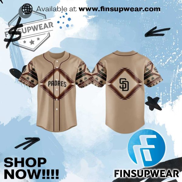 Padres Native American Heritage Month Jersey 2025 finsupwear 1