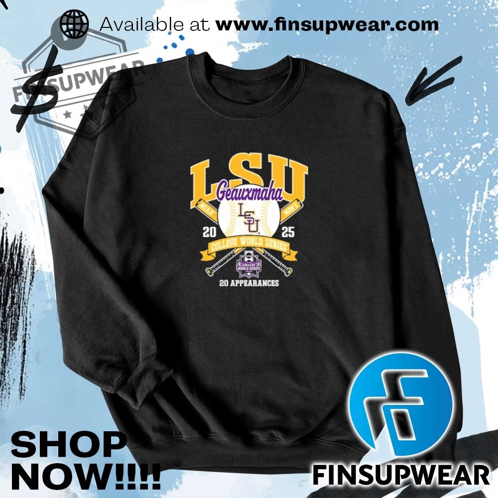 Lsu Geauxmaha 2025 College World Series Shirt 7 LSU Geauxmaha 2025 College World Series Shirt