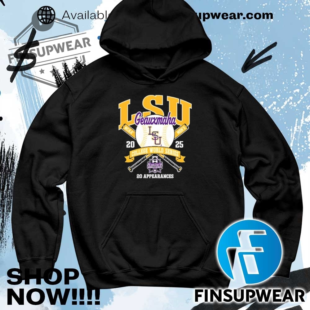 Lsu Geauxmaha 2025 College World Series Shirt 8 LSU Geauxmaha 2025 College World Series Shirt