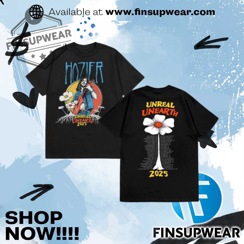 Hozier Merch Store Shop Unreal Unearth 2025 Flower Tour Shirt