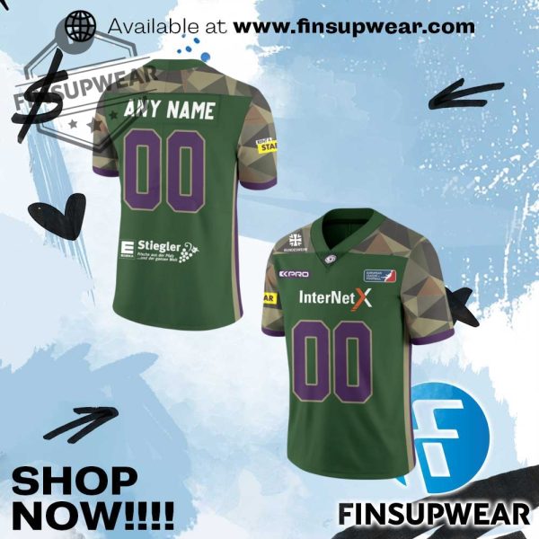 Frankfurt Galaxy Bundeswehr Limited Edition Football Jersey finsupwear 1