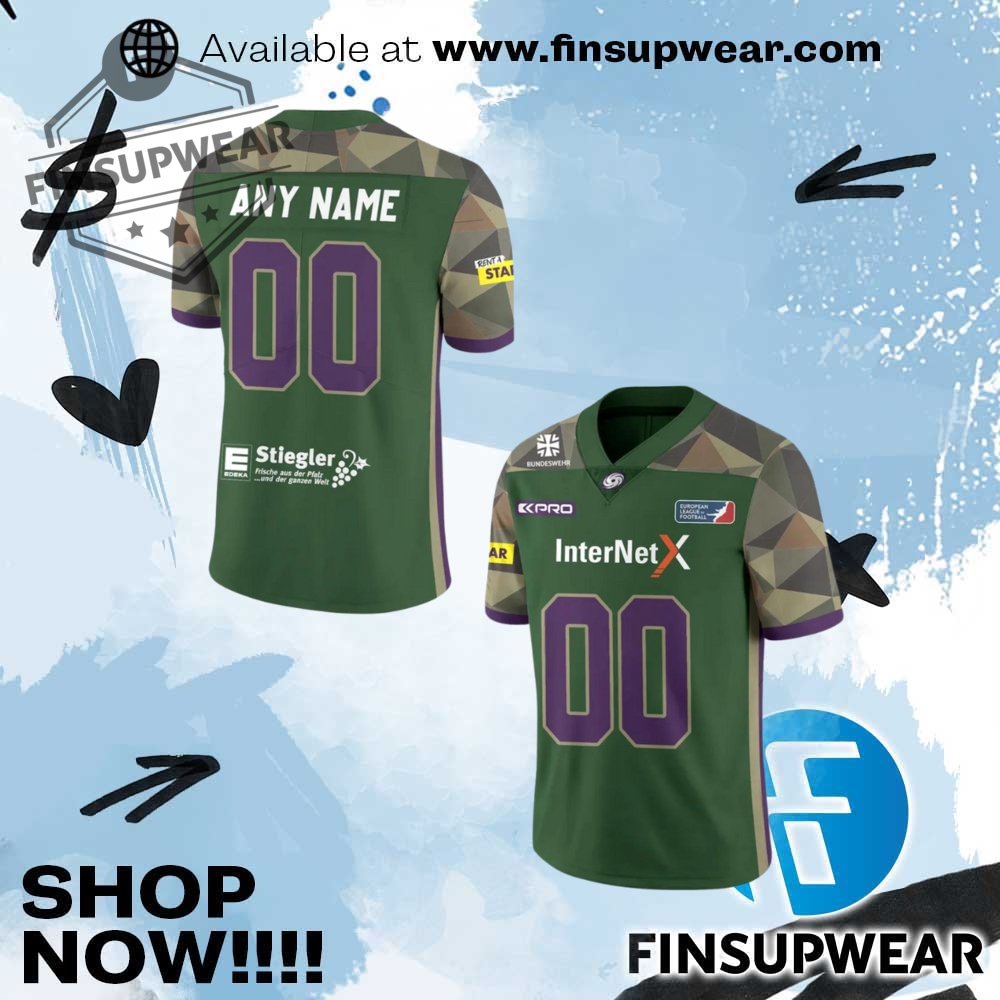 Frankfurt Galaxy Bundeswehr Limited Edition Football Jersey 1 Frankfurt Galaxy Bundeswehr Limited Edition Football Jersey