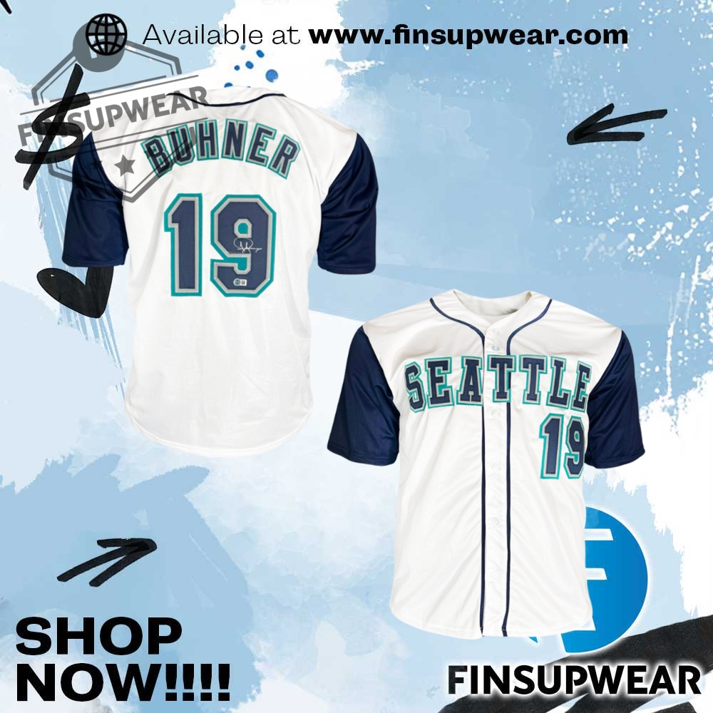 Jay Buhner Signed Seattle White Baseball Jersey 1 Jay Buhner Signed Seattle White Baseball Jersey