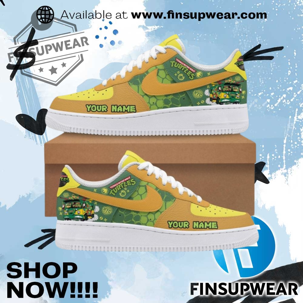 Teenage Mutant Ninja Turtles Limited Edition Air Force 1 Sneakers 1 Teenage Mutant Ninja Turtles Limited Edition Air Force 1 Sneakers