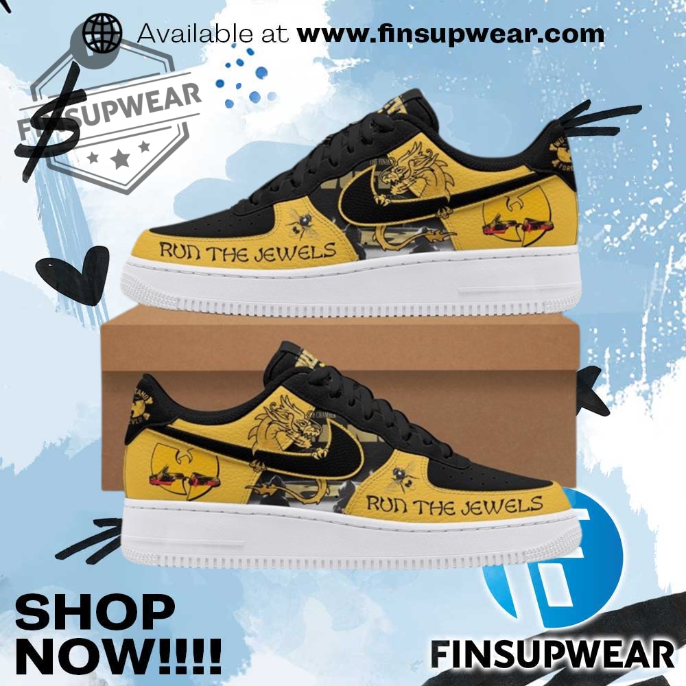 Run The Jewels Wutang Clan Nike Force Shoes 1 Run The Jewels Wu-Tang Clan Nike Force Shoes