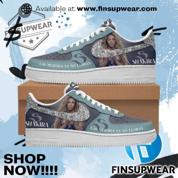 Las Mujeres Ya No Lloran Shakira Nike Air Force Sneakers finsupwear 1