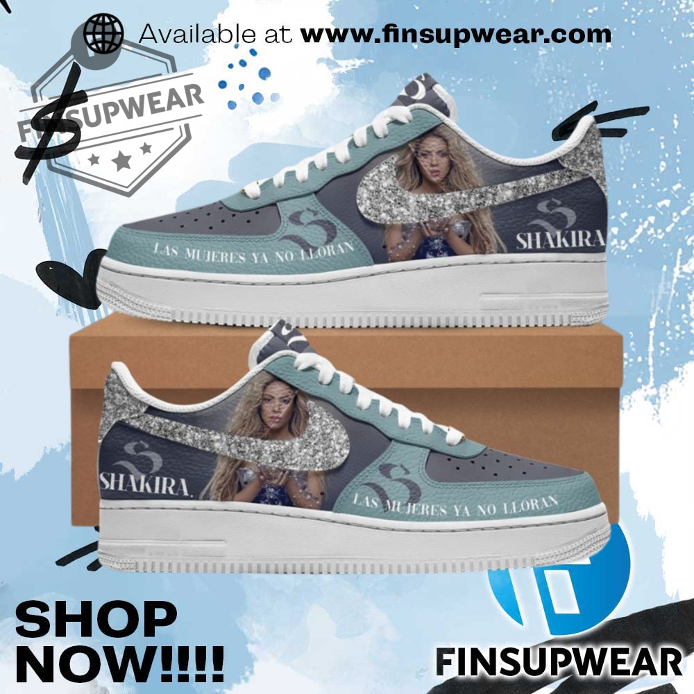Las Mujeres Ya No Lloran Shakira Nike Air Force Sneakers 1 Las Mujeres Ya No Lloran Shakira Nike Air Force Sneakers