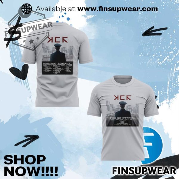 Texas Rangers X My Chemical Romance Long Live The Black Parade Tour Special Shirt finsupwear 1