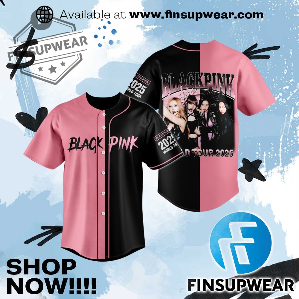 Blackpink World Tour 2025 Limited Edition Baseball Jersey 1 BlackPink World Tour 2025 Limited Edition Baseball Jersey