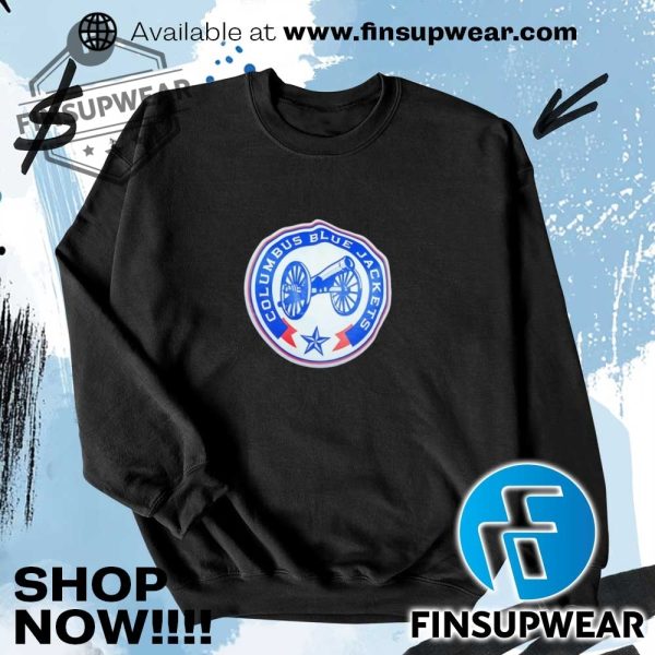 Columbus Blue Jackets Circle Logo Shirt finsupwear 3