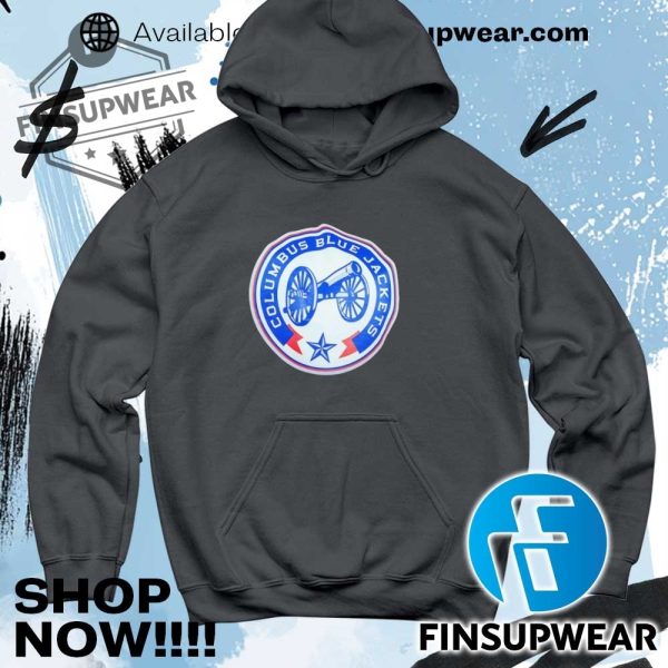 Columbus Blue Jackets Circle Logo Shirt finsupwear 5