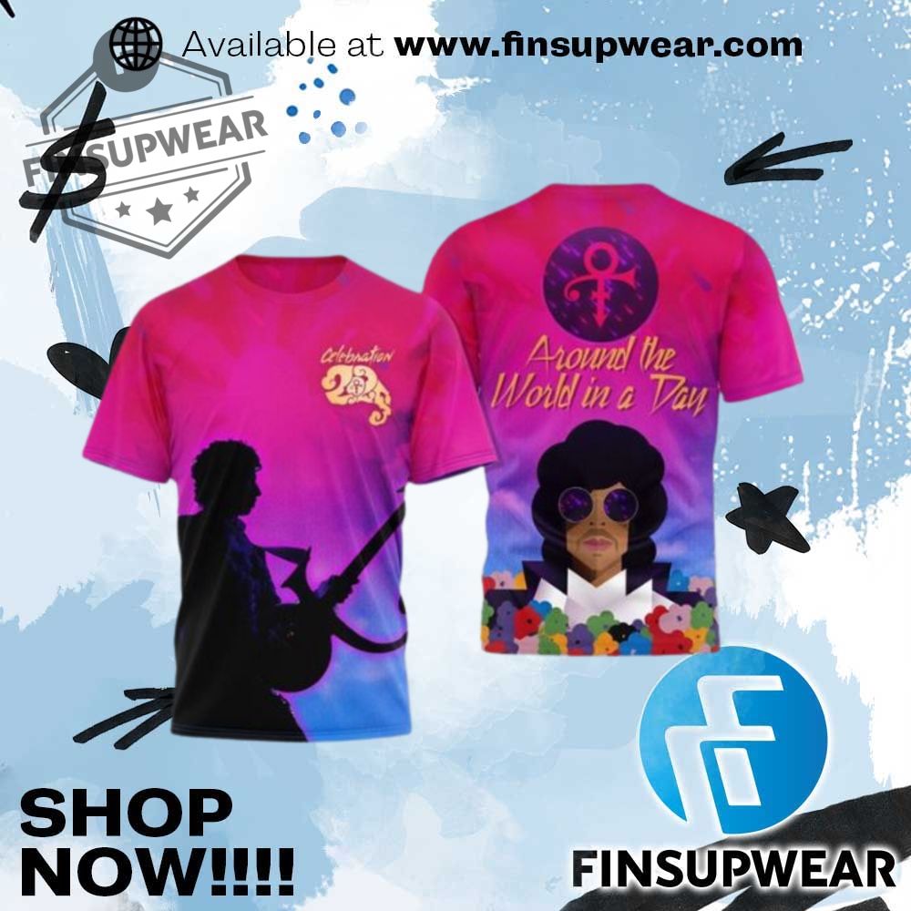 Prince Around The World In A Day Shirt 1 Prince Around the World In A Day Shirt