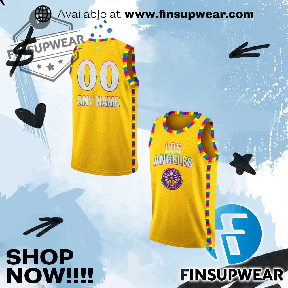 La Sparks Pride Night Limited Edition Basketball Jersey 1 LA Sparks Pride Night Limited Edition Basketball Jersey