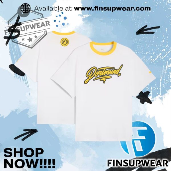Borussia Dortmund Puma 2025 Fifa Club World Cup Hoops Shirt finsupwear 1