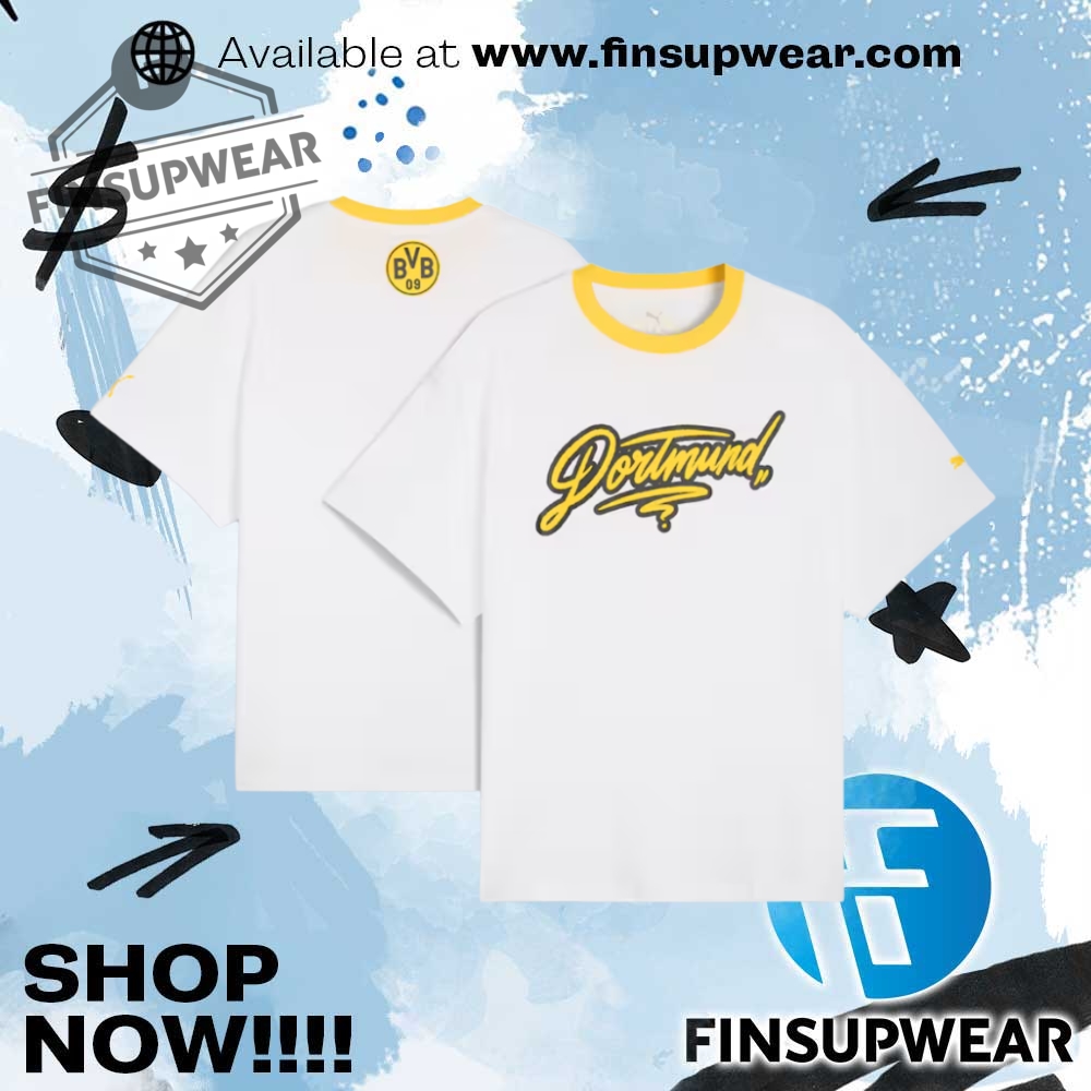 Borussia Dortmund Puma 2025 Fifa Club World Cup Hoops Shirt 1 Borussia Dortmund Puma 2025 FIFA Club World Cup Hoops Shirt