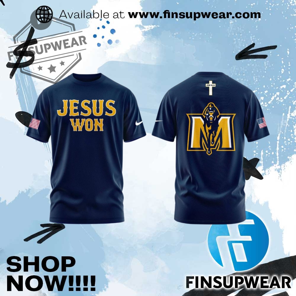 Murray State Baseball X Jesus Won Shirt 1 Murray State Baseball x Jesus Won Shirt