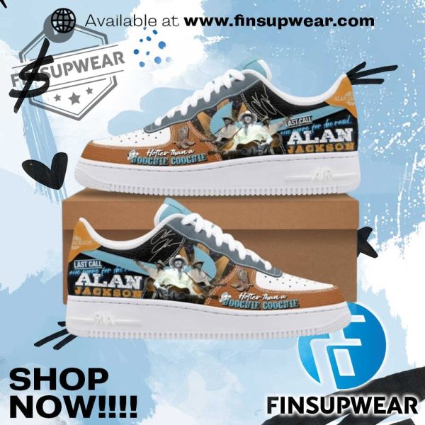 Alan Jackson Last Call Tour Limited Edition Air Force 1 finsupwear 1