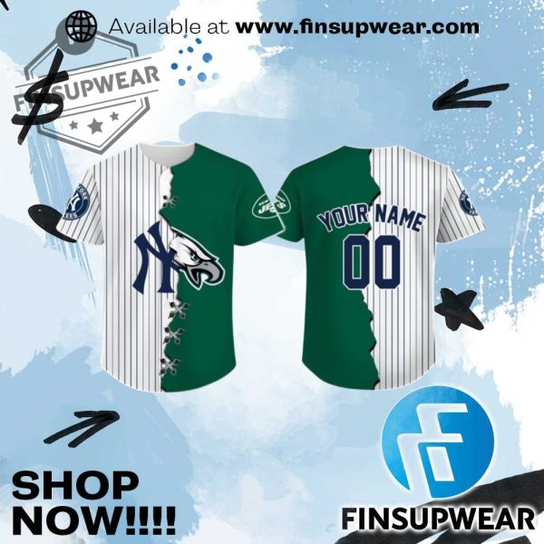 Ny Yankees X Ny Jets Jersey 2025 finsupwear 1