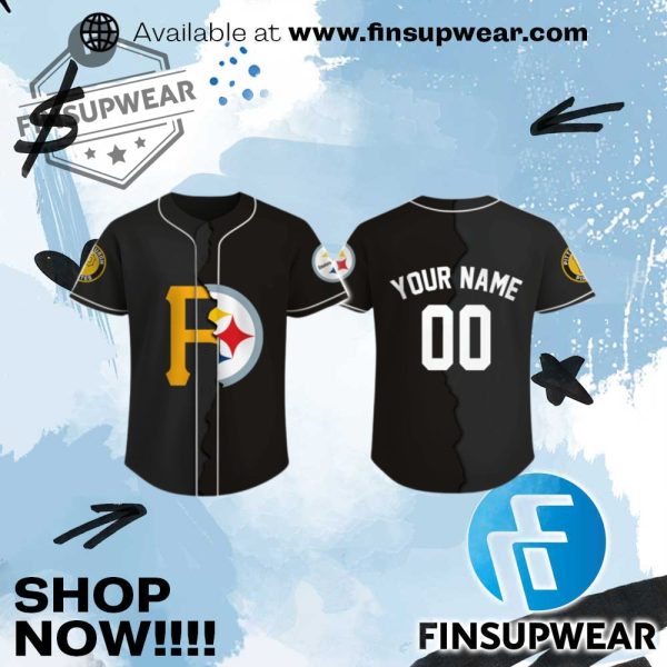 Pirates X Steelers Jersey 2025 finsupwear 1