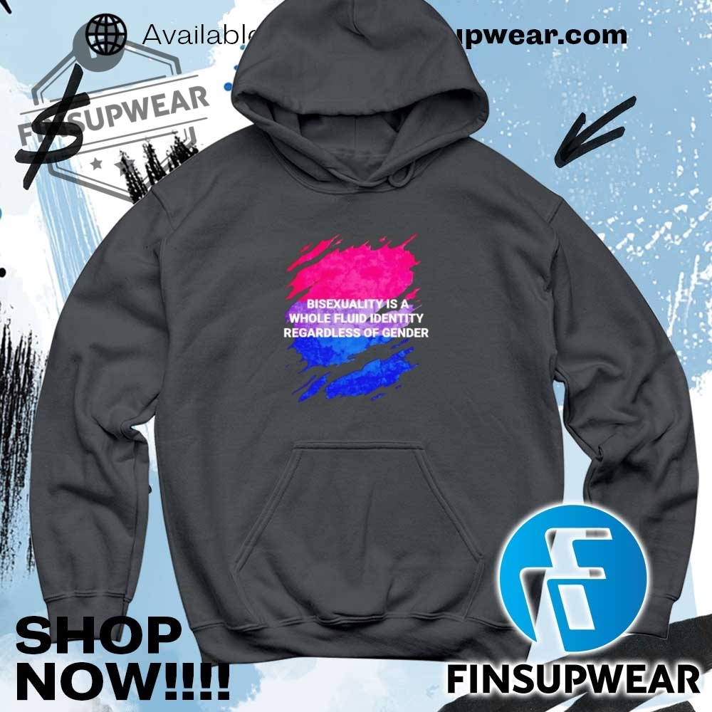 Bisexuality Is A Whole Fluid Identity Regardless Of Gender Shirt 9 Bisexuality is a whole fluid identity regardless of gender shirt