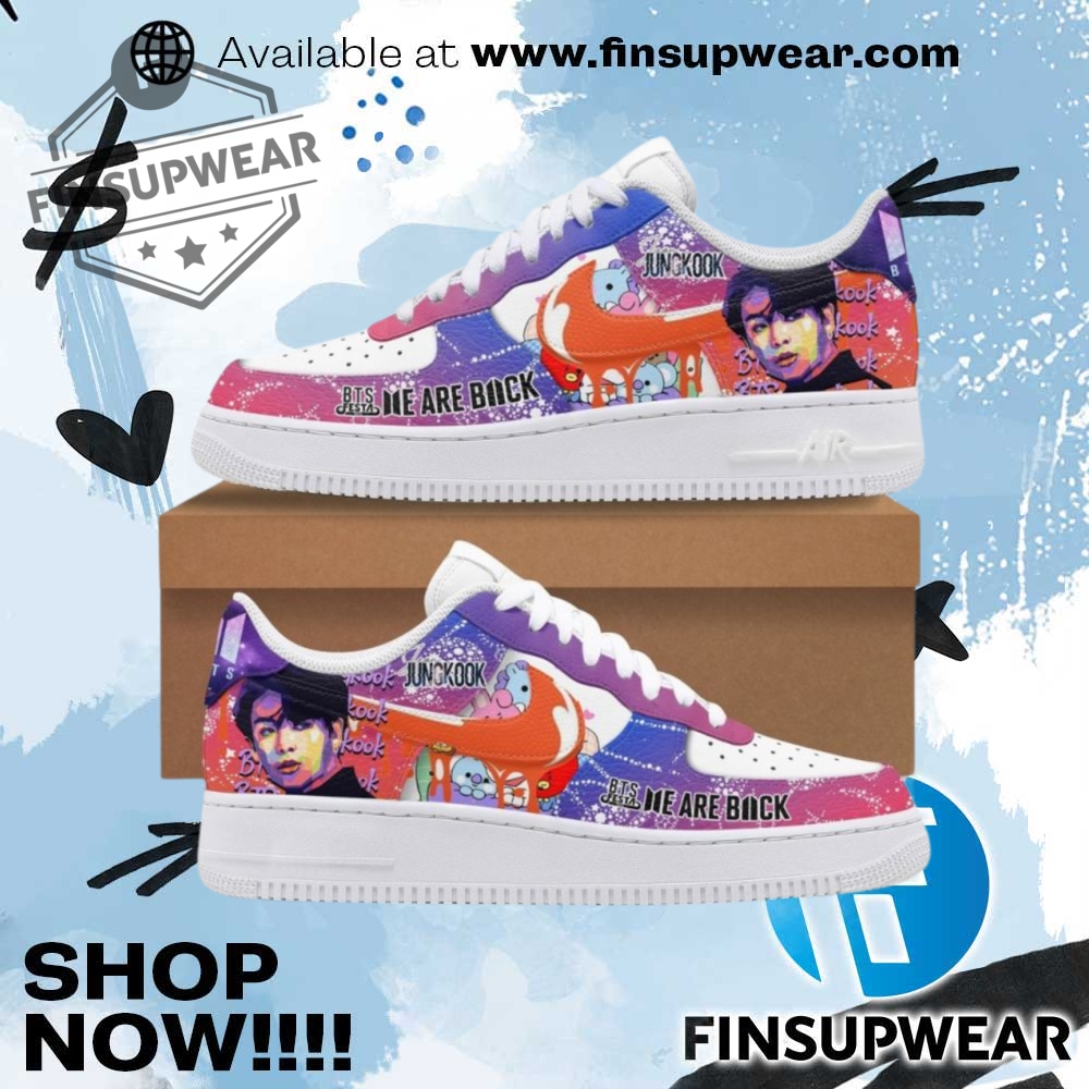 Jungkook Bts Festa 2025 We Are Back Air Force 1 Sneakers 1 Jungkook BTS Festa 2025 We Are Back Air Force 1 Sneakers