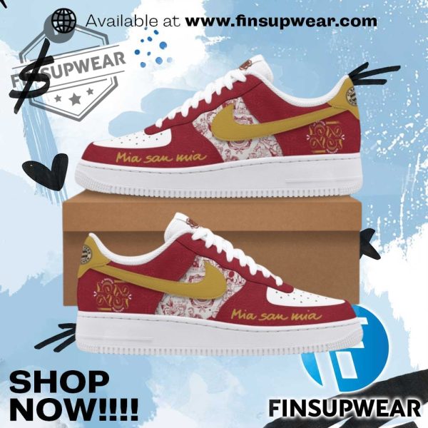Fc Bayern Munich Mia San Mia 2025 Premium Air Force 1 Sneakers finsupwear 1