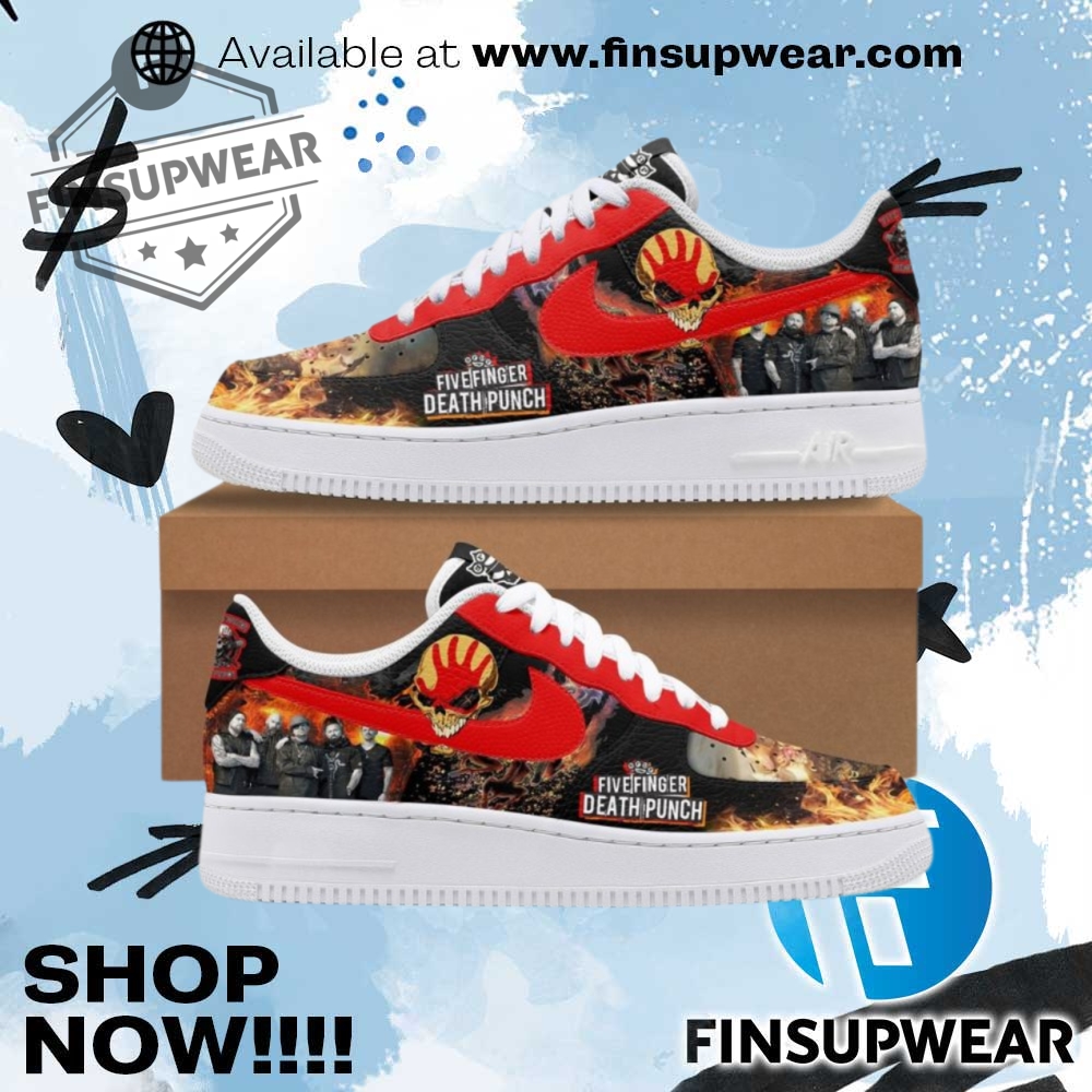 Five Finger Death Punch Live Sullivan Arena 2025 Limited Air Force 1 Sneakers 1 Five Finger Death Punch Live Sullivan Arena 2025 Limited Air Force 1 Sneakers