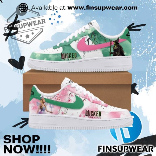 Wicked I Have Been Changed For Goodie Limited Air Force 1 Sneakers finsupwear 1