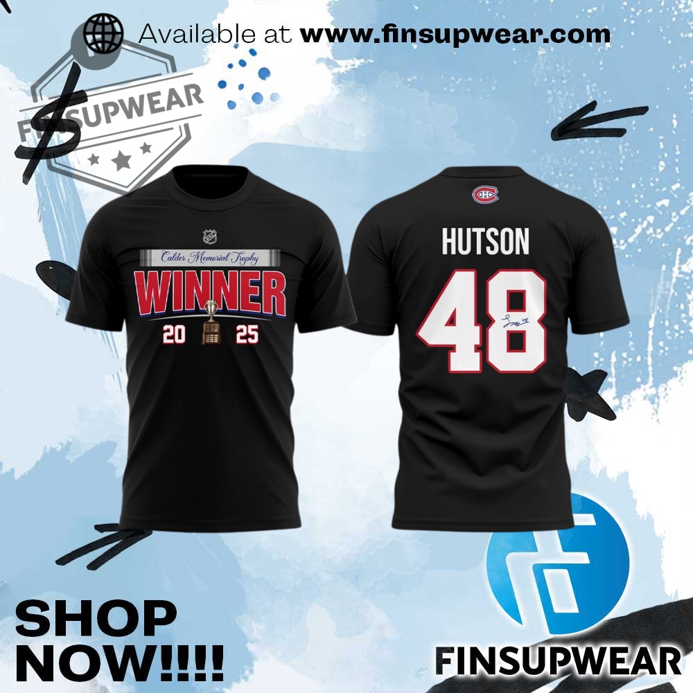 Montreal Canadiens Winner Calder Trophy 2025 Special Shirt 1 Montreal Canadiens Winner Calder Trophy 2025 Special Shirt