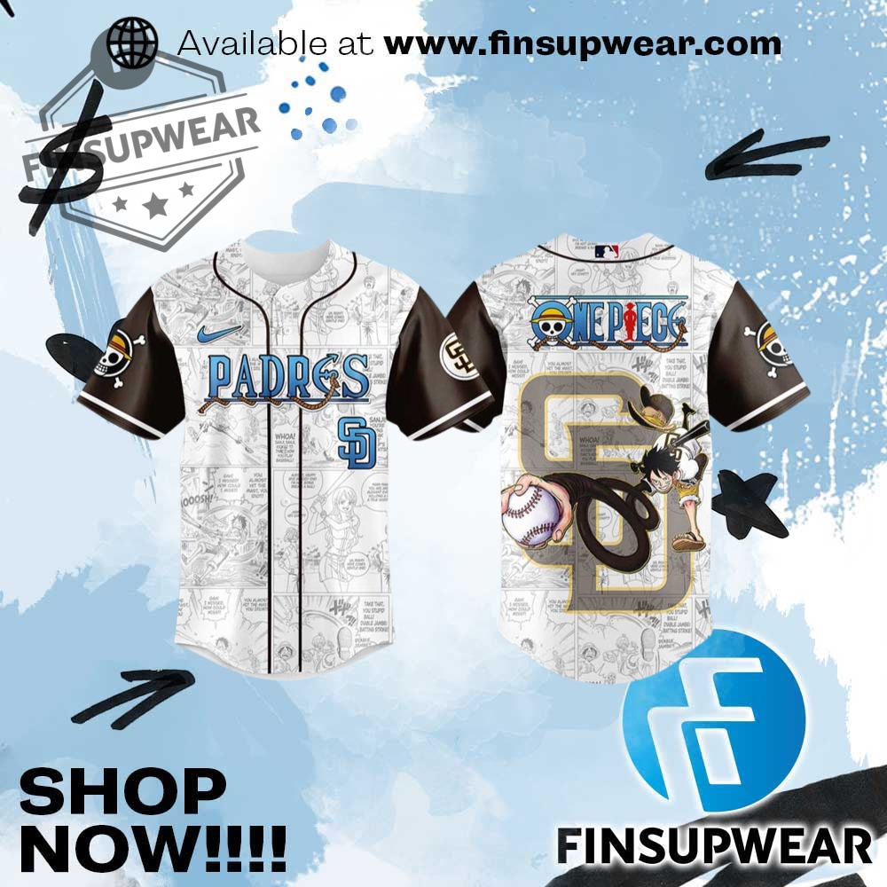 One Piece Padres Baseball Jersey 1 One Piece Padres Baseball Jersey