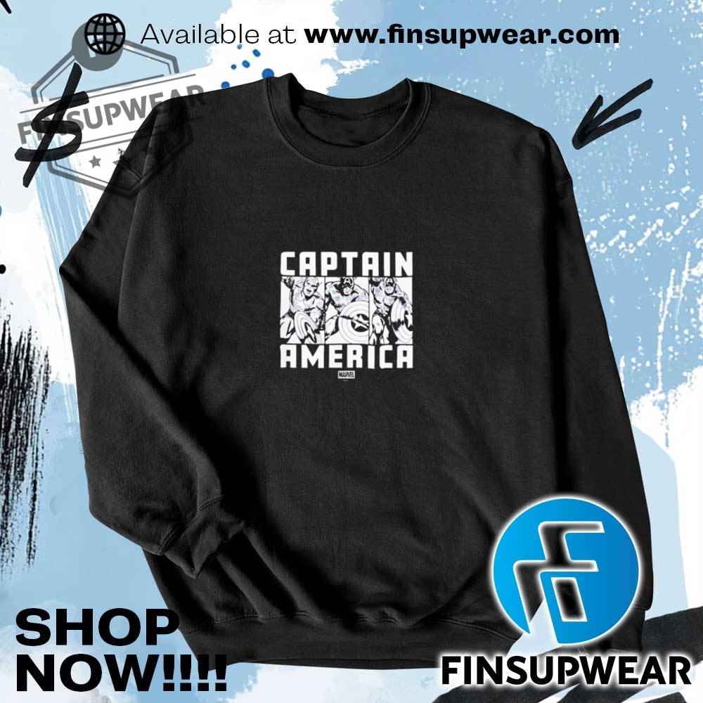 Marvel Captain America Civil War Splatter Shield Logo Shirt 7 Marvel Captain America Civil War Splatter Shield Logo shirt